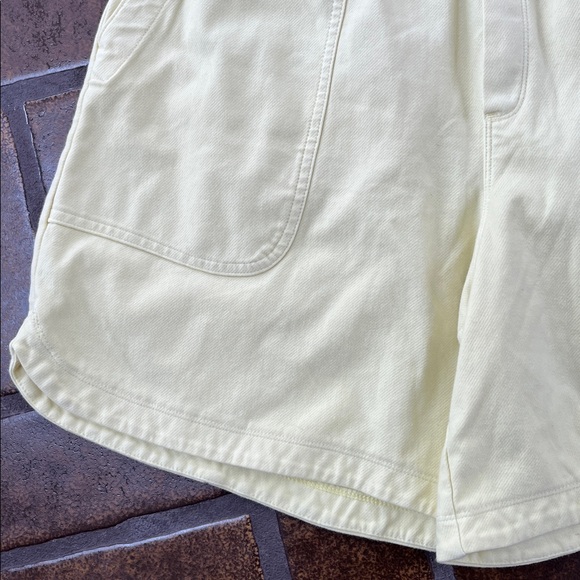 Athleta Yellow High Waisted Farallon Midi Short - Picture 8 of 16